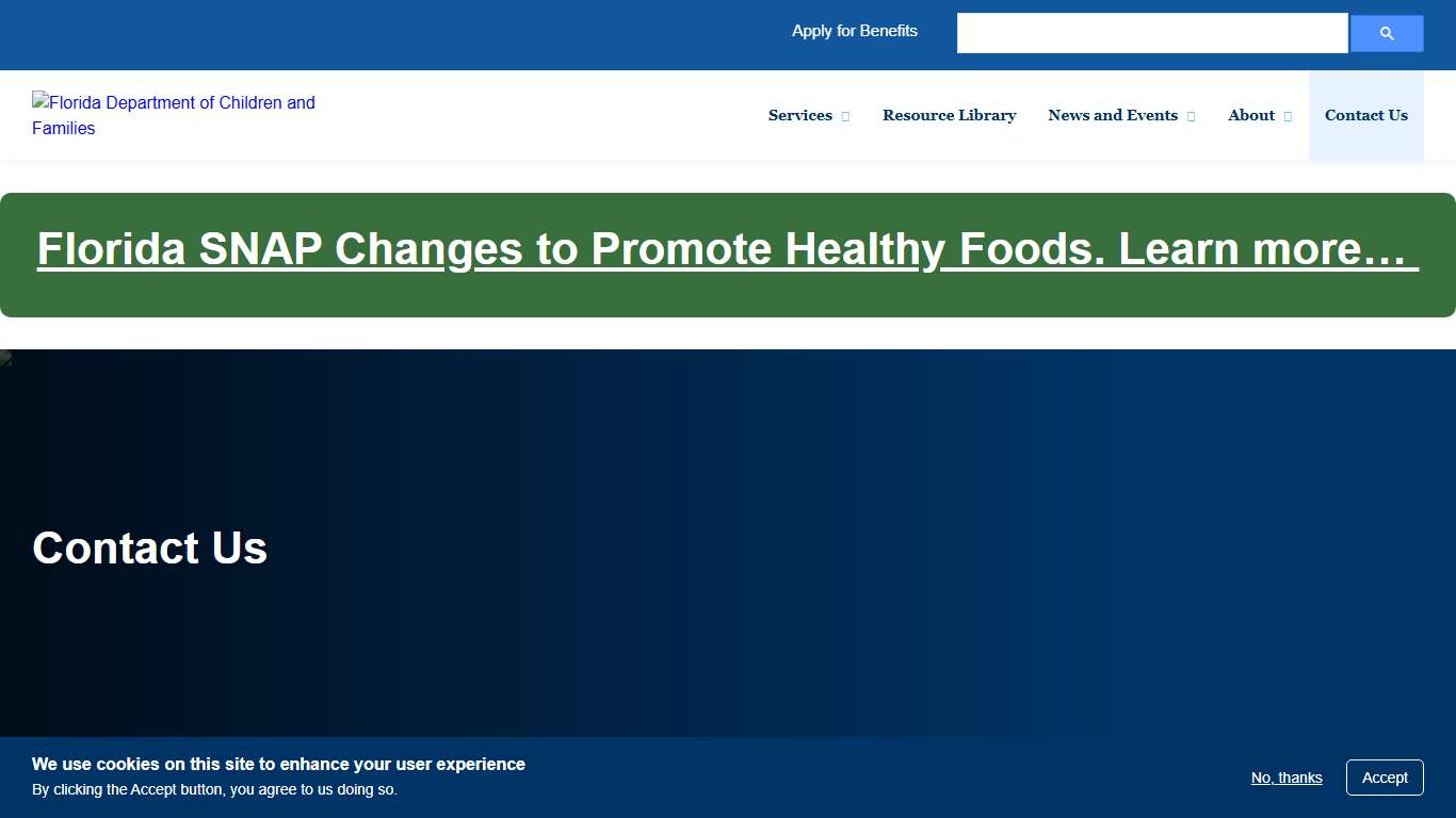 Contact Us Florida DCF